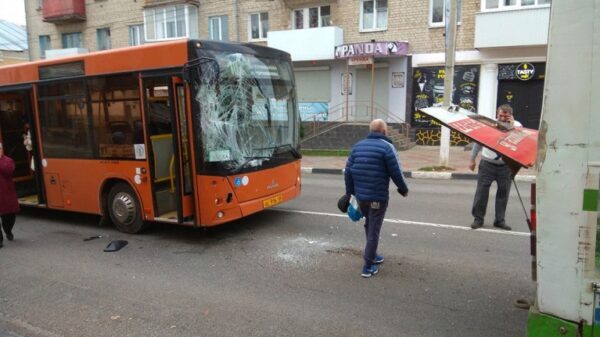 Автобусное ДТП произошло в Ельце