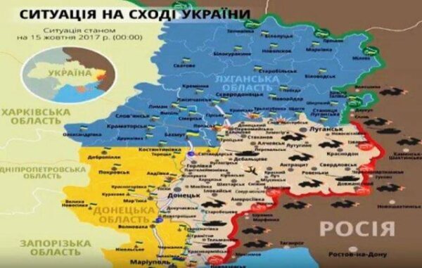 Боевики провоцируют ВСУ на двух направлениях: карта АТО