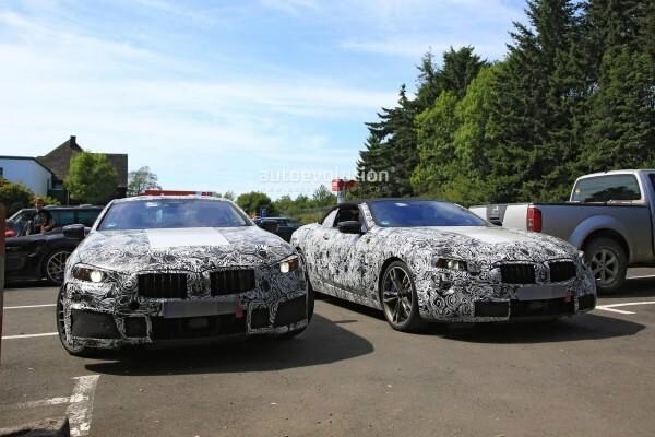 Фотошпионы засняли прототипы BMW 8-Series в кузовах купе и кабриолет