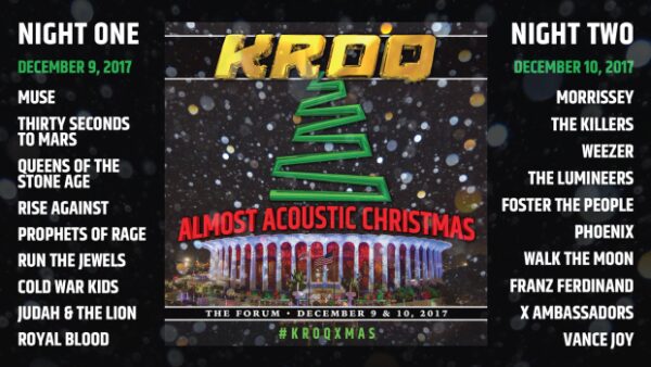 «KROQ Almost Acoustic Christmas 2017»: лайн-ап концерта