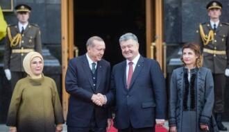 Порошенко и Эрдоган проводят встречу в формате «тет-а-тет»