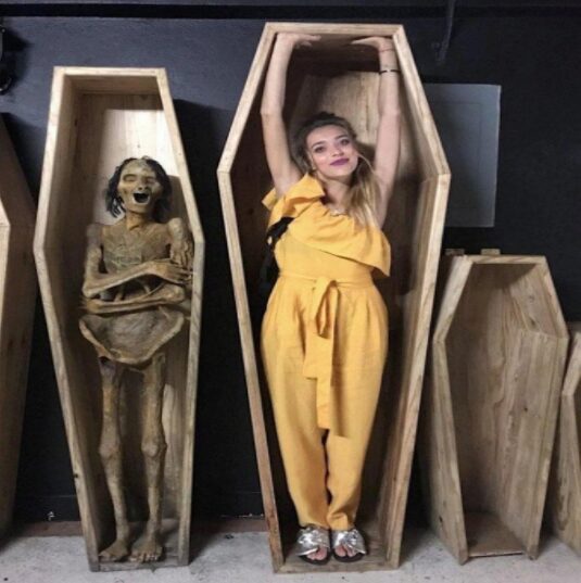Регина Тодоренко удивила поклонников снимком в гробу