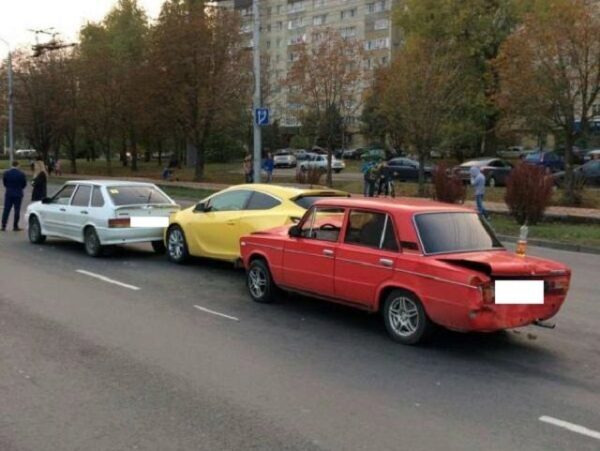 Тройное ДТП в Ставрополе устроил 21-летний шофёр