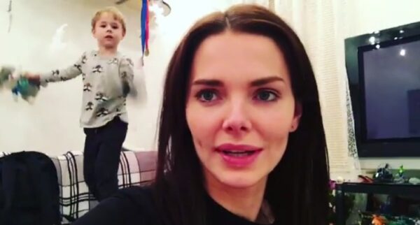 Лиза Боярская впервые опубликовала видео со своим сыном Андреем