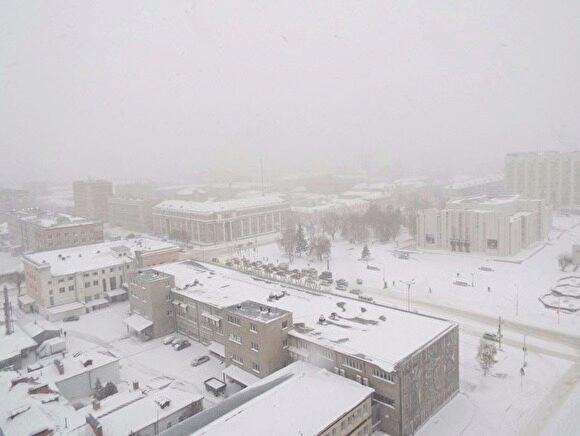На Урал идет резкое похолодание со снегопадами и шквалистым ветром