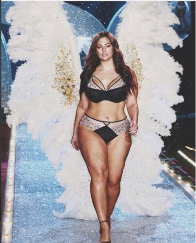 Популярная модель plus-size Эшли Грэм намерена демонстрировать белье Victorias’s Secret