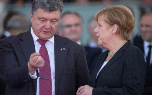 Порошенко пообщался с Меркель на саммите «Восточного партнерства»