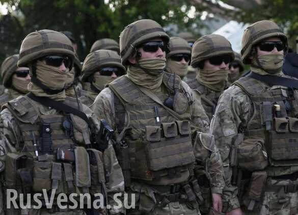 Спецназ блокирует колонну боевиков «Донбасса», пытающихся прорваться в Киев (ВИДЕО)