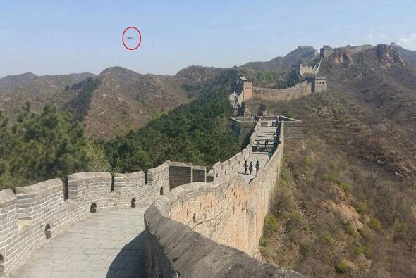 Средь бела дня над Великой китайской стеной был заснят НЛО