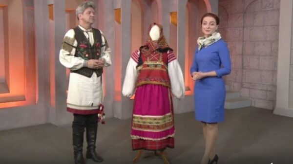 Столетний костюм сохранился как новый в Липецкой области