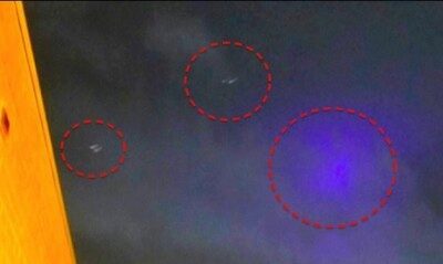В небе над Лонг-Айлендом пролетели несколько фиолетовых НЛО