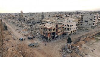 В Сирии правительственная авиация скинула кассетные бомбы