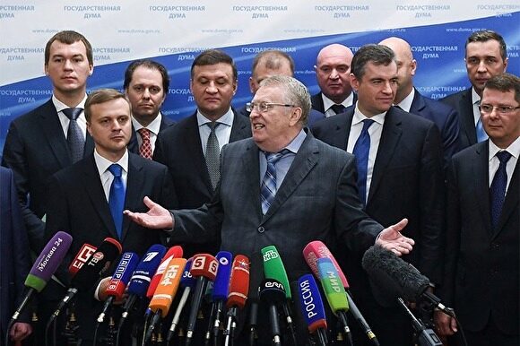 Жириновского в шестой раз выдвинули на пост президента РФ