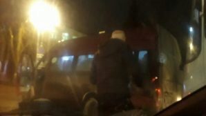 Две маршрутки столкнулись на улице Ленина в Курске
