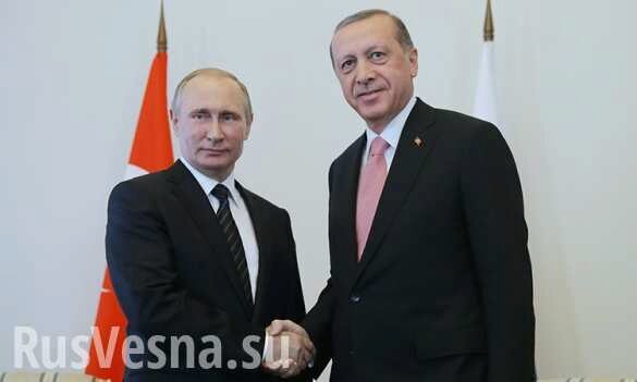 Эрдоган поблагодарил Путина по-русски (ВИДЕО)
