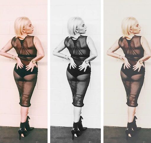 Леди Гага показала фото в прозрачном откровенном платье (ФОТО)