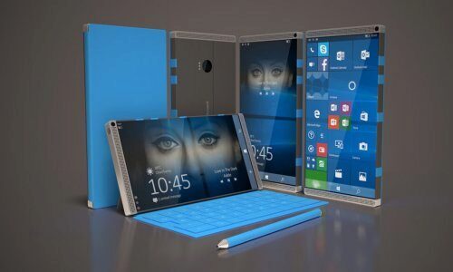Microsoft показала дизайн своего смартфона-трансформера Surface Phone