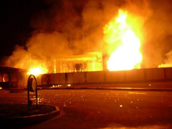 В Подмосковье потушен пожар на газозаправочной станции