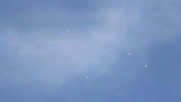 В Мексике увидели в небе одновременно 5 НЛО?