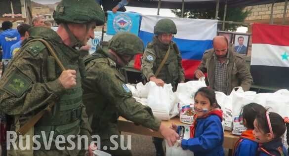 Яркие кадры: Дрон снял акцию российских военных в самом красивом уголке Сирии (ВИДЕО)