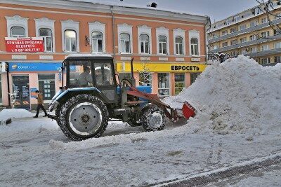 За прошедшую ночь с улиц Самары вывезено не менее 3 тыс. тонн снега