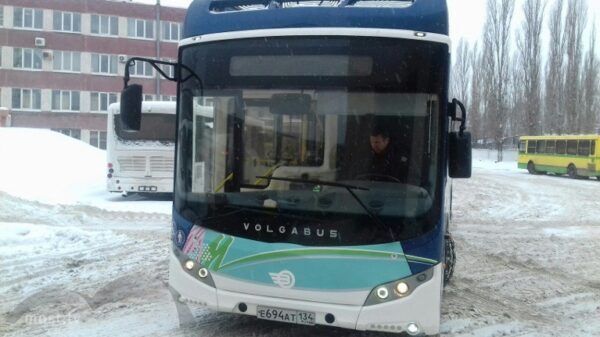 Электробус приехал в Липецк (фото, видео)