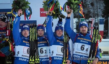 Германские биатлонистки победили в эстафете на этапе КМ в Рупольдинге, россиянки — 7-е