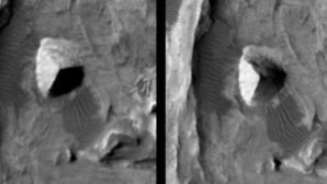 На Марсе найдена инопланетная пирамида идеальной формы