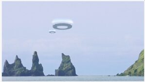 Очевидцы из Исландии засняли на видео два круглых НЛО