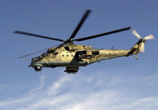 При перелете на аэродром Хама разбился российский вертолет Ми-24