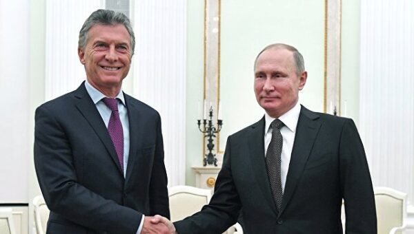Путин спросил у Макри о ценностях Аргентины во главе G20