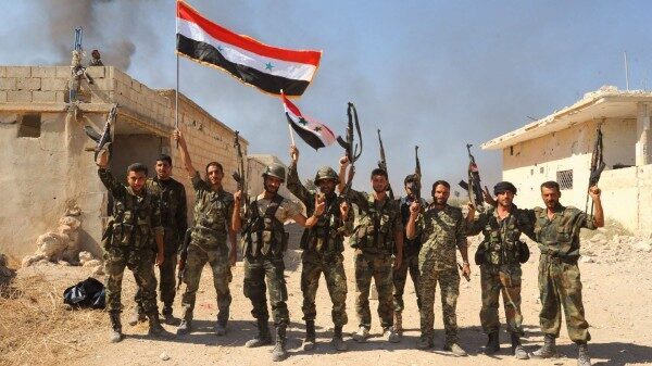 Сирийская армия прорвалась к базе бронетехники под Дамаском