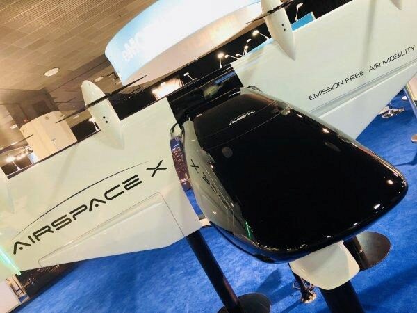 В Детройте представлен беспилотный летающий электрокар от AirSpaceX