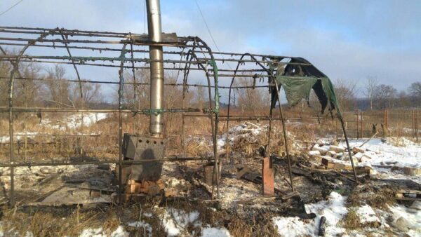 В Павловском районе в обгоревшей палатке нашли тело мужчины