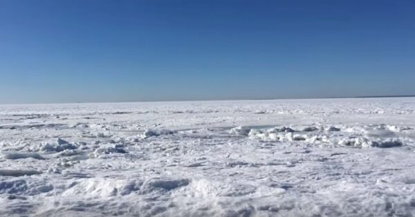 Видео замерзшего Атлантического океана покорило пользователей Сети
