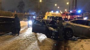 «Пьяное ДТП» в Иванове у железнодорожного переезда: столкнулись три автомобиля