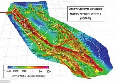 Учёные предрекают мощнейшее землетрясение в Калифорнии