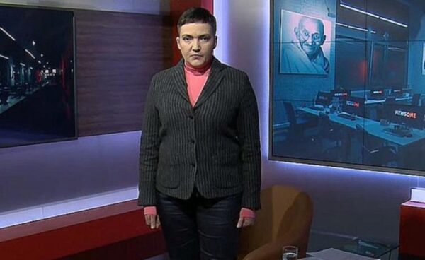 Украинская "Доярка в костюмчике от Гуччи" выступила на телеканале NewsOne
