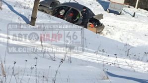 В жутком ДТП легковушки и поезда в Курской области ранены два человека