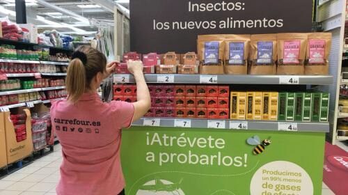 В Испании супермаркеты продают еду из насекомых