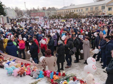 В Волоколамске вновь митингуют за закрытие полигона ТБО «Ядрово»