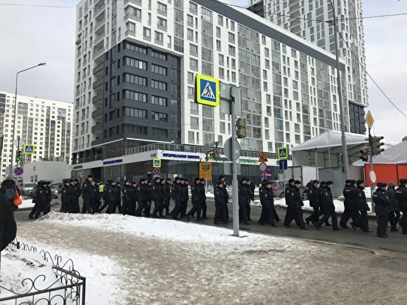 В Екатеринбурге перекрыли движение из-за матча на Центральном стадионе