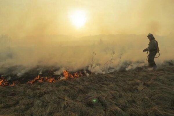 На Среднем Урале бушуют два крупных лесных пожара