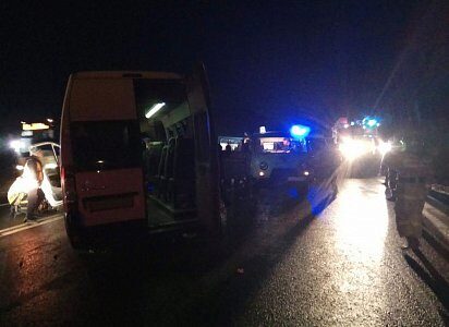 Девять человек пострадали в ДТП с автобусом и «КАМАЗом» под Рязанью