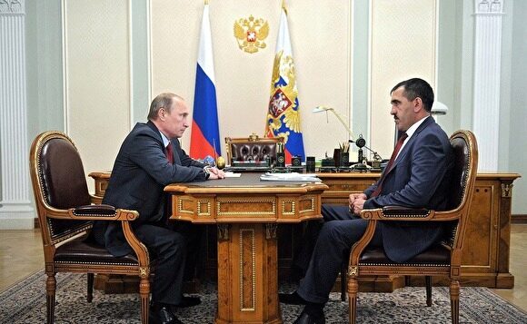 Путин попросил Евкурова разрешить ситуации в Ингушетии «методами демократии»