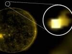Возле Солнца появился очередной гигантский НЛО