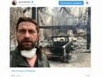 Голливудский актер Джерард Батлер показал, что осталось от его жилья после пожаров в Калифорнии
