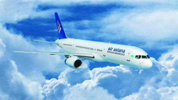 Пытающийся аварийно сесть борт Air Astana засняли на видео