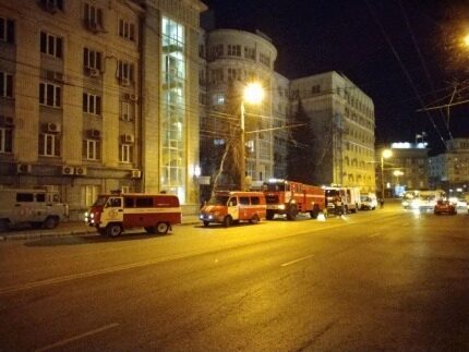 В Челябинске произошел пожар в здании комитета градостроительства и архитектуры.