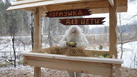 В Челябинской области появилась кормушка для йети